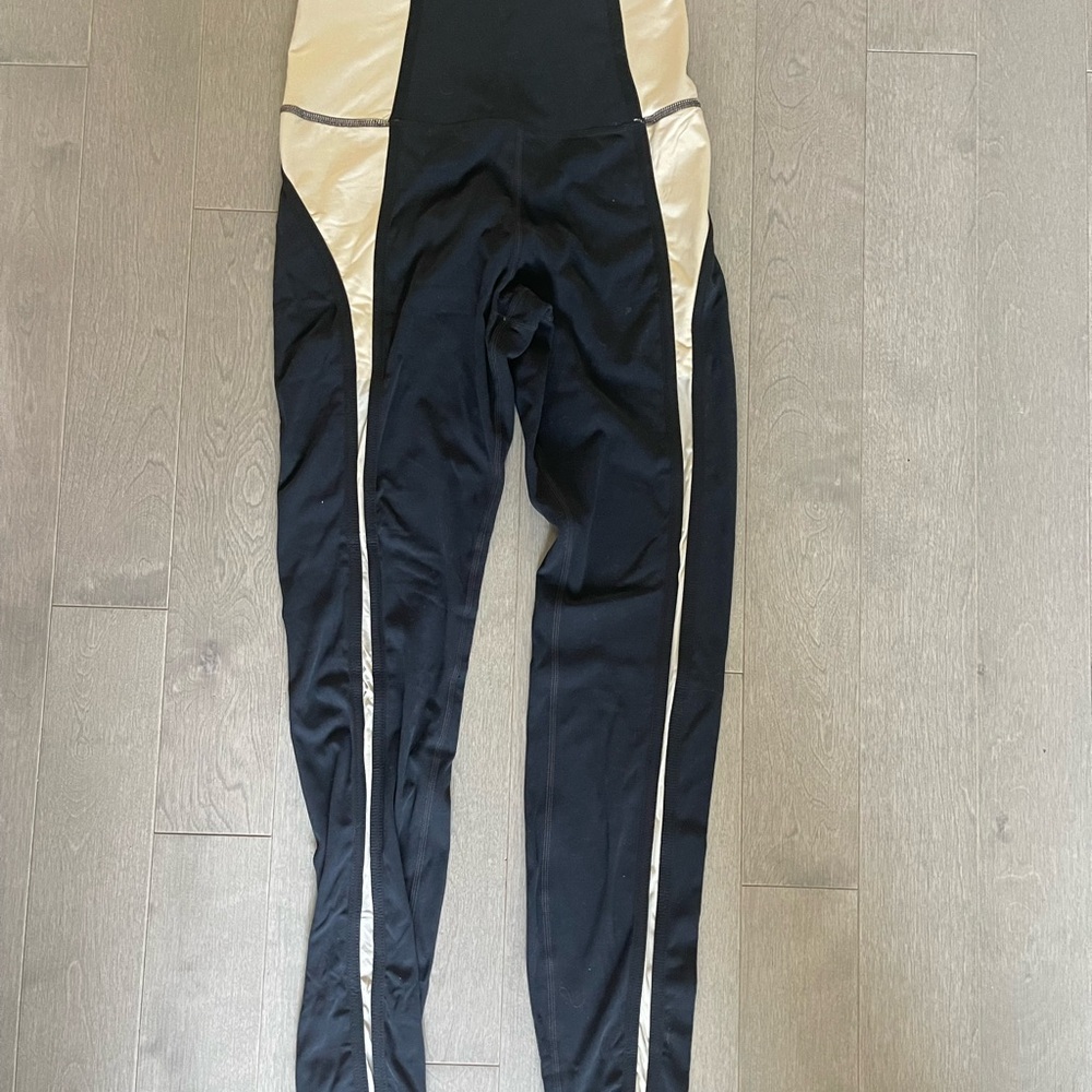 Nike Black and Gold Leggings